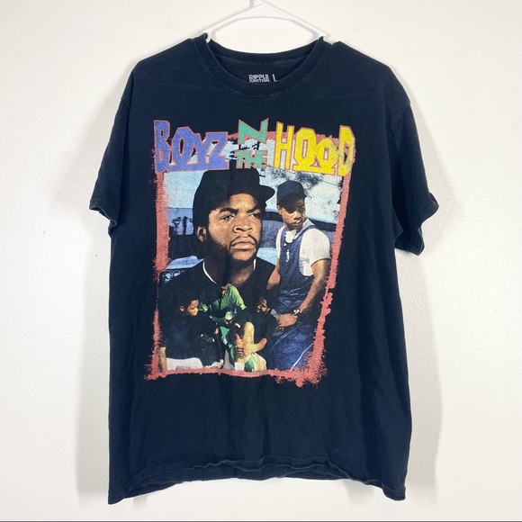 Tops - BOYZ N THE HOOD Retro Vintage Style Graphic Band Tee